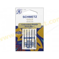 Schmetz embroidery gold