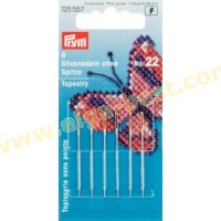Prym 125557 Embroidery needles without point with goldcoloured eye no. 22