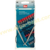 Prym 211360 Circular knitting pins aluminium 40cmx5,50mm