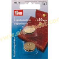 Prym 416481 Magnetic snap gold-coloured
