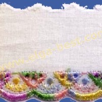Broidery cotton Multicolor ombre