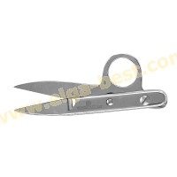 90 GEB-4,5 One ring scissors, bent 11cm / 4,5 inch
