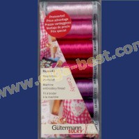 Gütermann embroidery threads set Sulky rayon no. 40 Candy