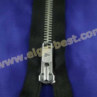 Heavy duty Zipper Nickel 9mm - open end