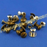 Button rivets with screw
