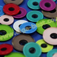 Buttons 2-holes colour
