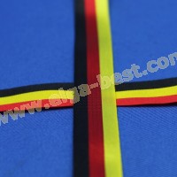 National colours ribbon polyester