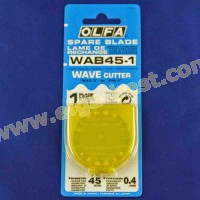 Olfa Wave cutter 45 mm spare blade