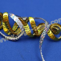 Sequin braid stretch hologram 6mm
