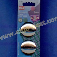 Prym 323123 Cover buttons without tool 38mm (bulk packaging)