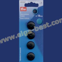 Prym 323257 Cover buttons plastic 19mm