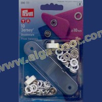 Prym 390111 Sew free press fasteners Jersey MS toothed ring