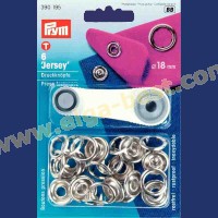 Prym 390195 Sew free press fasteners Jersey MS toothed ring