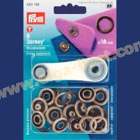 Prym 390196 Sew free press fasteners Jersey MS toothed ring