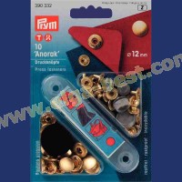 Prym 390332 Sew free press fasteners Anorak MS