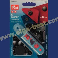 Prym 390339 Sew free press fasteners Anorak MS
