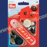 Prym 390355 Sew free press fasteners Anorak MS