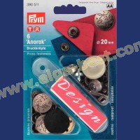 Prym 390511 Sew free press fasteners Anorak MS
