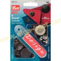 Prym 390513 Sew free press fasteners Anorak MS