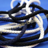 Cotton cord braided without core
