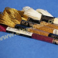 DMC Mouliné metallisse embroidery threads
