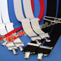Mens Suspenders 4 - clips uni colours