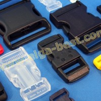 Click buckles nylon black and colours