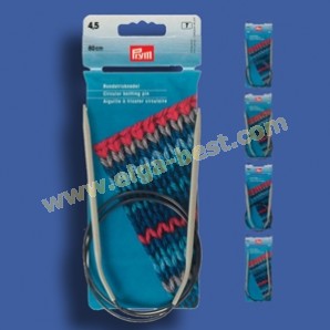Prym 211279 Circular knitting pins plastic 80cmx4,5mm