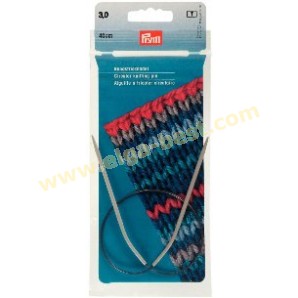 Prym 211230 Circular knitting pins aluminium 40cmx3,00mm