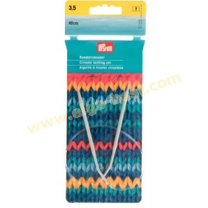 Prym 211245 Circular knitting pins aluminium 40cmx3,50mm
