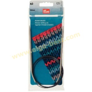 Prym 211266 Circular knitting pins aluminium 100cmx4,00mm