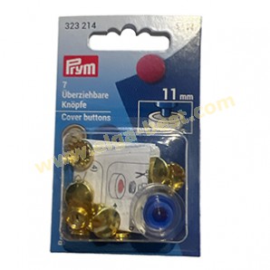 Prym 323214 Cover buttons with tool 11mm