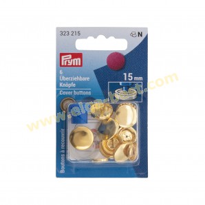 Prym 323215 Cover buttons with tool 15mm