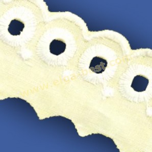 Broidery cotton white 3233