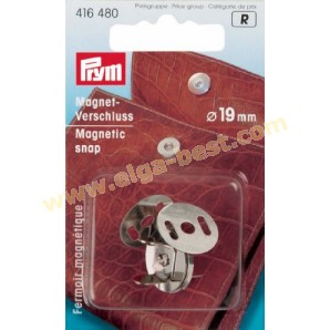 Prym 416480 Magnetic snap silver-coloured