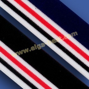 Elastic with stripe 70090 40mm