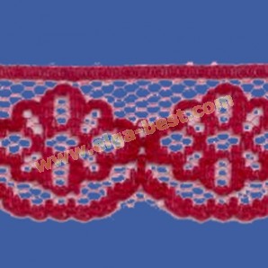 Nylon lace  bordeaux