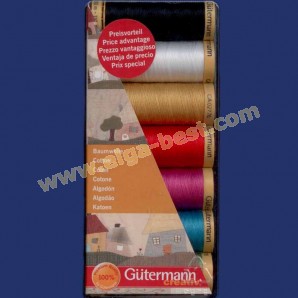 Gütermann cotton sewing thread set