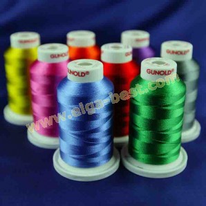 Gunold embroidery threads Sulky indrustrie rayon no. 40