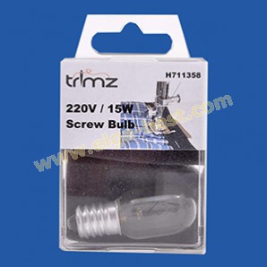 H711358 Lamp for sewing machine screw socket