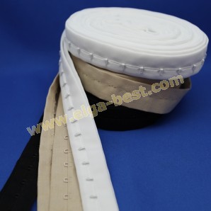 Hook and eye tape cotton