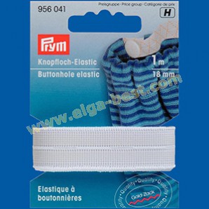 Prym 956041 Buttonhole elastic 18mm