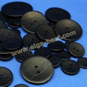 Coconut buttons Cocco black