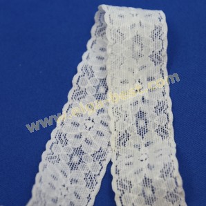 Stretch lace with non skid silicones tape