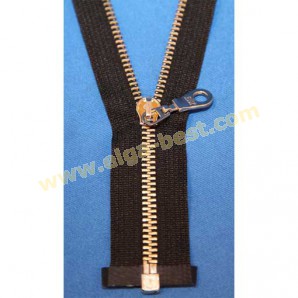 Brandless Zipper Type 5 Nickel 6mm - open end