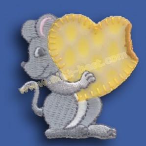Mouse with cheese heart