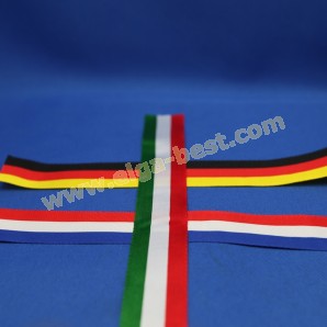 National colours gros grain ribbon polyester