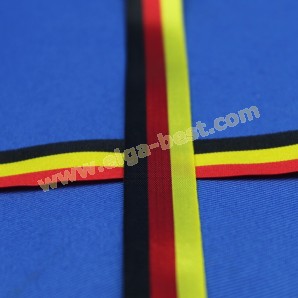 National colours ribbon polyester