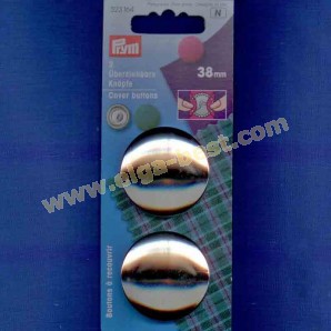 Prym 323164 Cover buttons without tool 38mm
