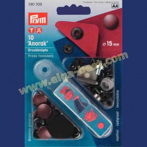 Prym 390309 Sew free press fasteners Anorak MS